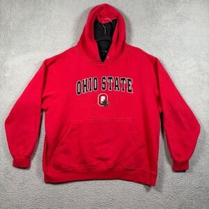 Ohio State Buckeyes Hoodie Red Pullover Sweatshirt Mens XL NCAA‎ Team Edition